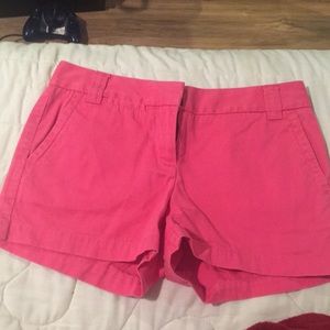 J. Crew pink shorts